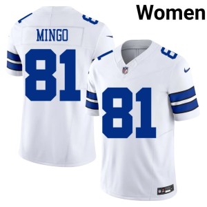 DAL Women Game Jonathan Mingo #81 White Jersey 799349-133