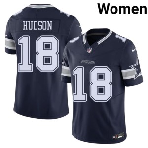 Dem Boys 2026 #18 Navy Womens Jordan Hudson Jersey 434135-341