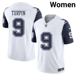 Dem Boys Color Rush NIL Womens KaVontae Turpin #9 White Jersey 648795-858