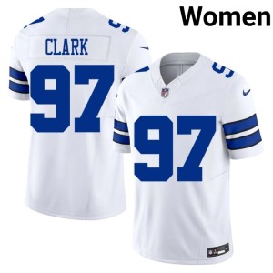 DAL NIL Women #97 Kenny Clark White Jersey 945392-641