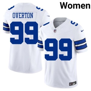 Cowboys Womens 2026-27 #99 White LT Overton Jerseys 453169-785