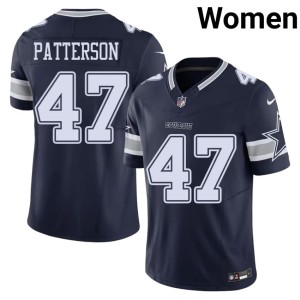 DAL Cowboys Navy Langston Patterson Womens NFL #47 Jerseys 414097-173