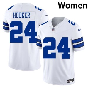 The 'Boys Malik Hooker Football Womens #24 White Jersey 602409-714