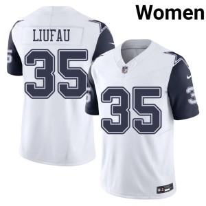 The 'Boys Women Marist Liufau Football White #35 Color Rush Jersey 181335-725