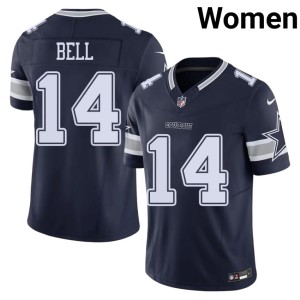 DAL Cowboys Women Navy Markquese Bell #14 Player Jersey 576872-129