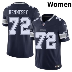 Dallas Cowboys 2026 Womens Navy #72 Matt Hennessy Jerseys 338814-408