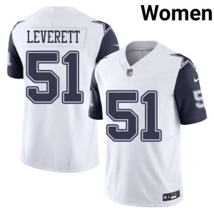 The Pokes Limited Womens Color Rush White #51 Nick Leverett Jerseys 158133-221