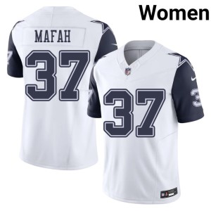 Lone Star Cowboys White Color Rush Women's #37 2026 Phil Mafah Jerseys 657854-427