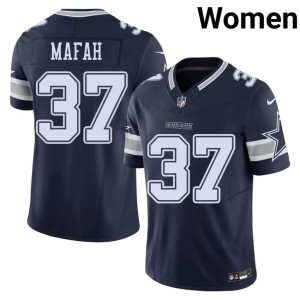 Cowboys Nation Phil Mafah #37 Navy Limited Women Jerseys 919480-982