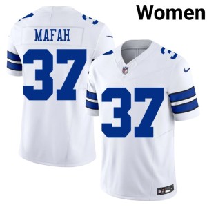 Lone Star Cowboys White #37 Game Phil Mafah Women Jersey 212381-993