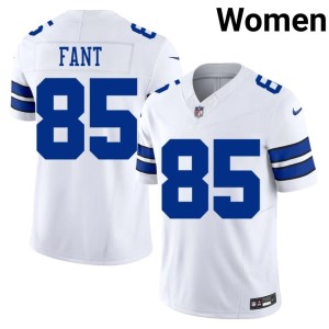 DAL Cowboys Womens #85 Princeton Fant White Player Jerseys 694321-497