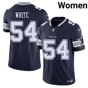 DAL #54 Randy White Game Women's Navy Jersey 120631-204
