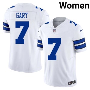 Big D Women Rashan Gary #7 White 2026 Jerseys 540628-574