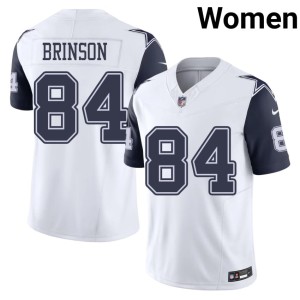 DC #84 Womens Romello Brinson Color Rush White Stitched Jersey 664160-212