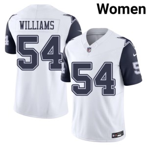 Dem Boys Sam Williams #54 Color Rush White Stitched Women Jerseys 598582-177