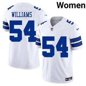 D-Boys #54 Sam Williams 2026 White Womens Jersey 179781-896