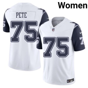 America's Team Women's Game #75 Shiyazh Pete Color Rush White Jersey 878760-602