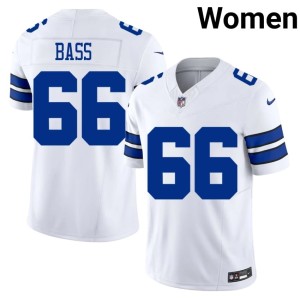 America's Team T.J. Bass 2026-27 Women #66 White Jersey 994634-328