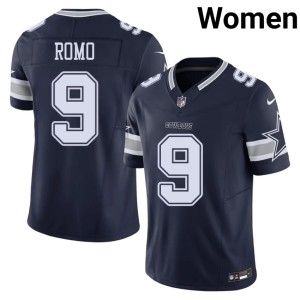 Dallas Womens Navy #9 Tony Romo 2026-27 Jersey 545410-420