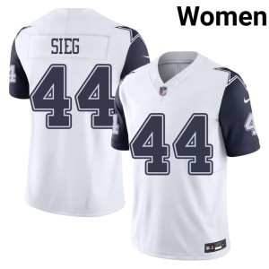Dem Boys White Replica #44 Trent Sieg Color Rush Women's Jerseys 798502-343
