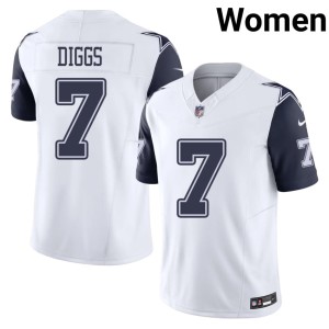 America's Team Color Rush #7 2026 White Women's Trevon Diggs Jerseys 532138-405