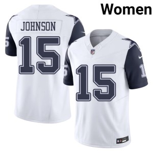 The 'Boys Tyler Johnson #15 Color Rush White Womens Stitched Jersey 724144-957