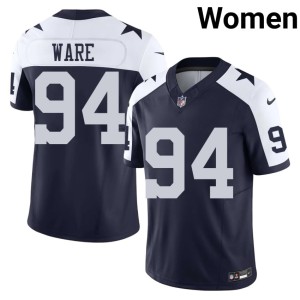 D-Boys Game Women's DeMarcus Ware Alternate #94 Navy Jersey 339526-412