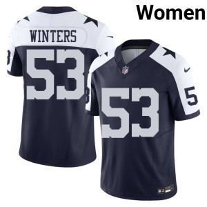 Dallas Cowboys Limited Dee Winters Navy #53 Women's Alternate Jerseys 354199-711