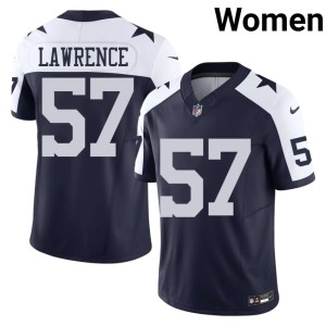 Dallas Cowboys Limited Malachi Lawrence Women's #57 Alternate Navy Jerseys 809285-317