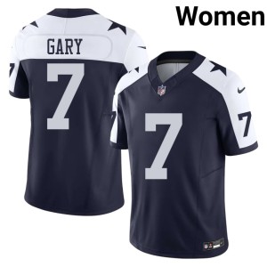 Cowboys #7 NIL Alternate Navy Women Rashan Gary Jerseys 797265-816