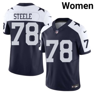 Dallas Navy Alternate Terence Steele Women's #78 Replica Jersey 473411-401