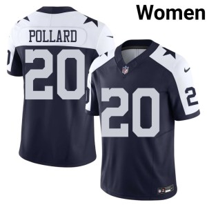 The Pokes Game Navy Alternate Women's Tony Pollard #20 Jerseys 640978-342