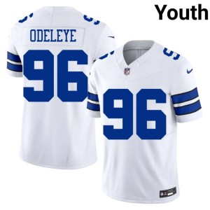 America's Team NFL Youth Adedayo Odeleye White #96 Jersey 513537-454