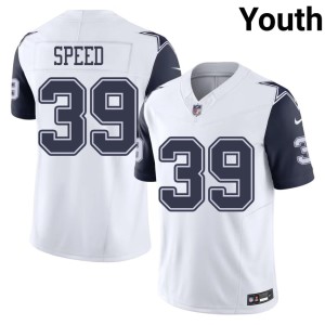 DC Youth Ameer Speed #39 White Color Rush Limited Jersey 531970-535