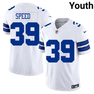 D-Boys White #39 Youth Ameer Speed NIL Jersey 860890-628