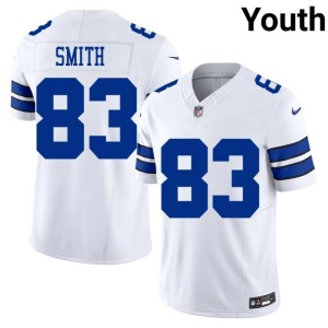Big D Player White Anthony Smith #83 Youth Jerseys 910593-259