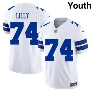 Lone Star Cowboys Bob Lilly White Official #74 Youth Jersey 583830-768
