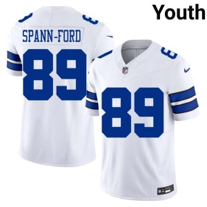 Lone Star Cowboys White #89 Brevyn Spann-Ford Youth 2026 Jerseys 130129-296