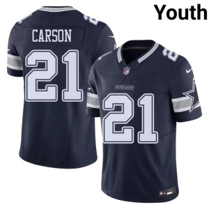 Dem Boys Navy #21 Youth Embroidery Caelen Carson Jerseys 489525-467