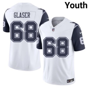 DC Chris Glaser White 2026-27 #68 Youth Color Rush Jersey 439250-452