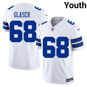 The Pokes Official #68 Youth Chris Glaser White Jerseys 951224-561