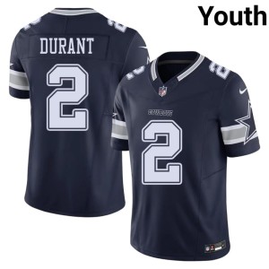 D-Boys Cobie Durant Football Youth #2 Navy Jerseys 665306-402
