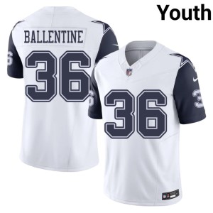 DAL Corey Ballentine White 2026-27 #36 Color Rush Youth Jersey 922854-509
