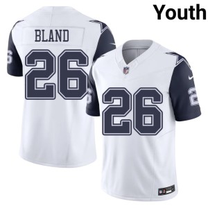 Big D White NFL Color Rush DaRon Bland #26 Youth Jerseys 925089-875