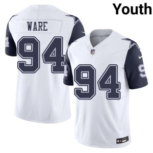 DC 2026 White Youth #94 Color Rush DeMarcus Ware Jerseys 830670-950