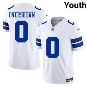 Cowboys Nation DeMarvion Overshown #0 Football White Youth Jersey 758705-798