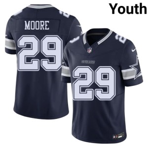 Cowboys Nation Devin Moore Youth #29 Game Navy Jersey 661041-947