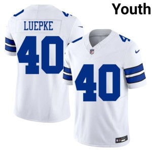 The 'Boys White Youth 2026-27 #40 Hunter Luepke Jerseys 913683-277