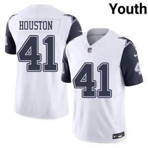 DC #41 James Houston Replica Youth Color Rush White Jersey 614164-310