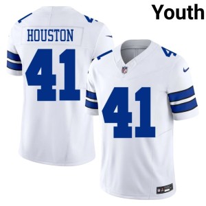 Big D Replica Youth White #41 James Houston Jersey 108557-865